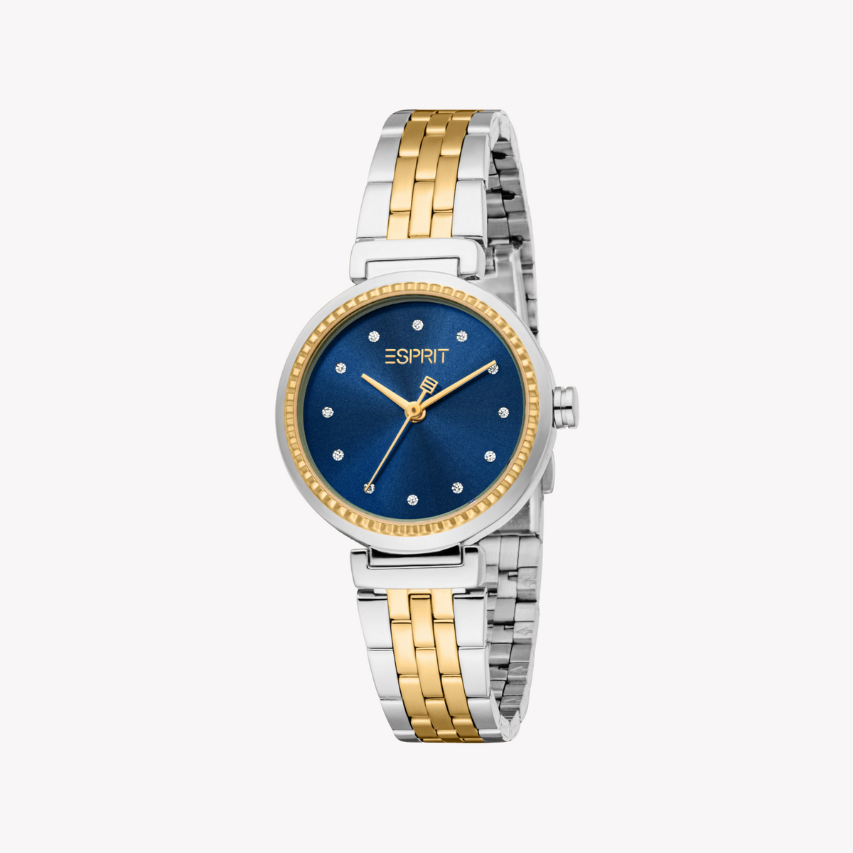 Esprit Women's Silver & Gold Stainless Steel Watch | Es1l506m0085-1